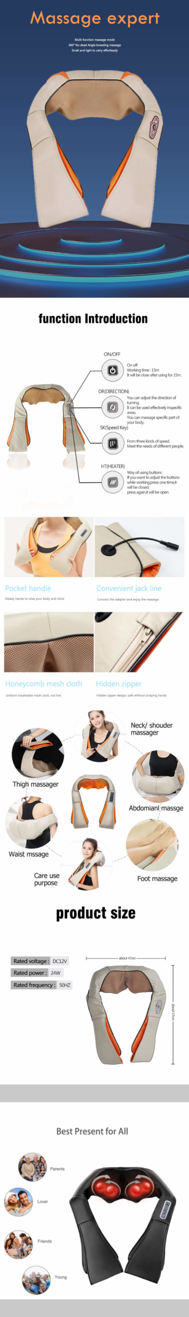 massage expert neck massager